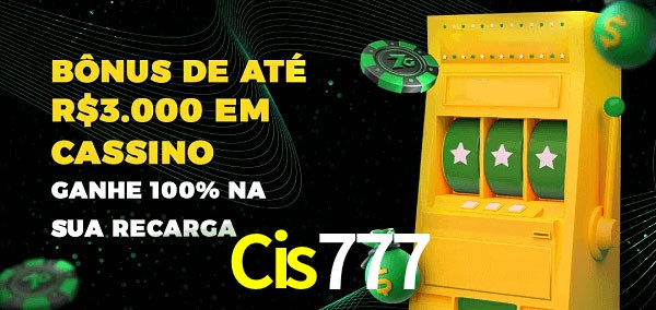 Cis777 melhor bônus de depósito