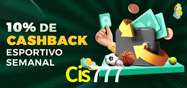 10% de bônus de cashback na Cis777